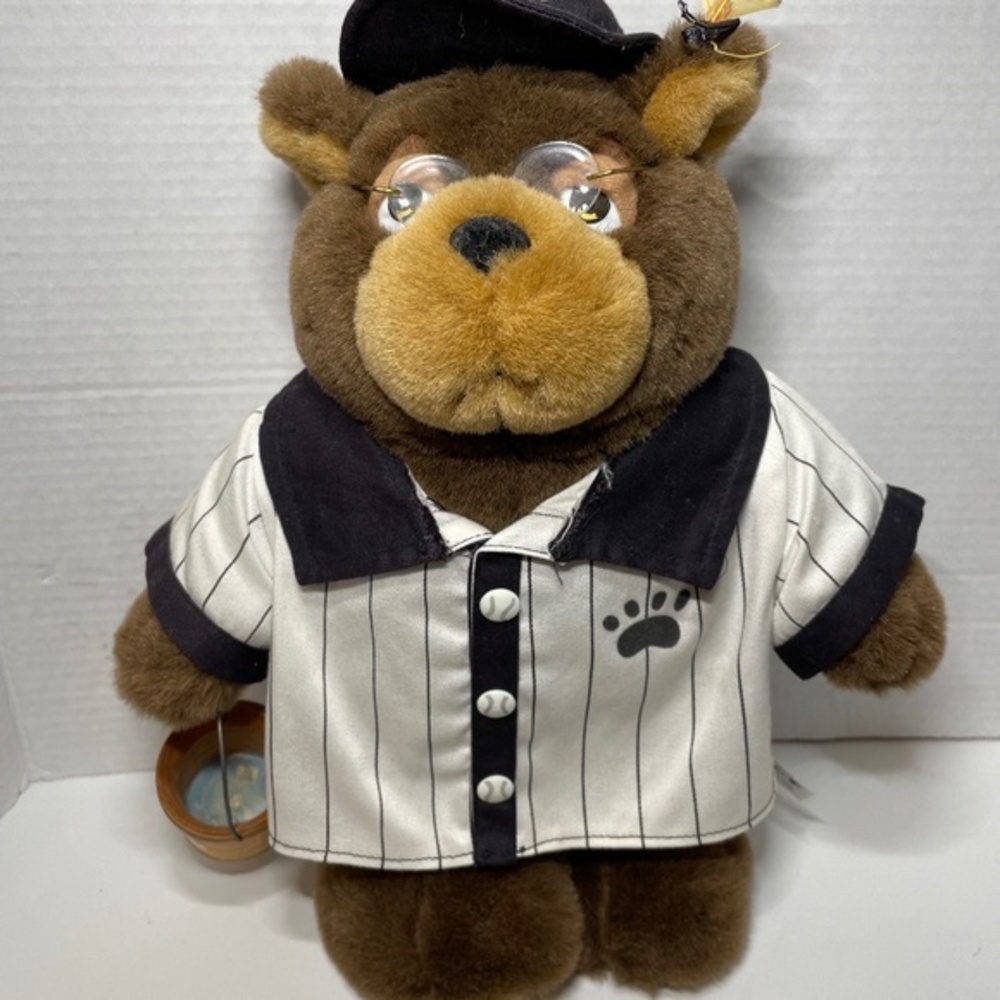 Sandlot Cubs Plush Teddy Bear "Timid Timothy" Baseball Jersey Vintage‎ 1995.